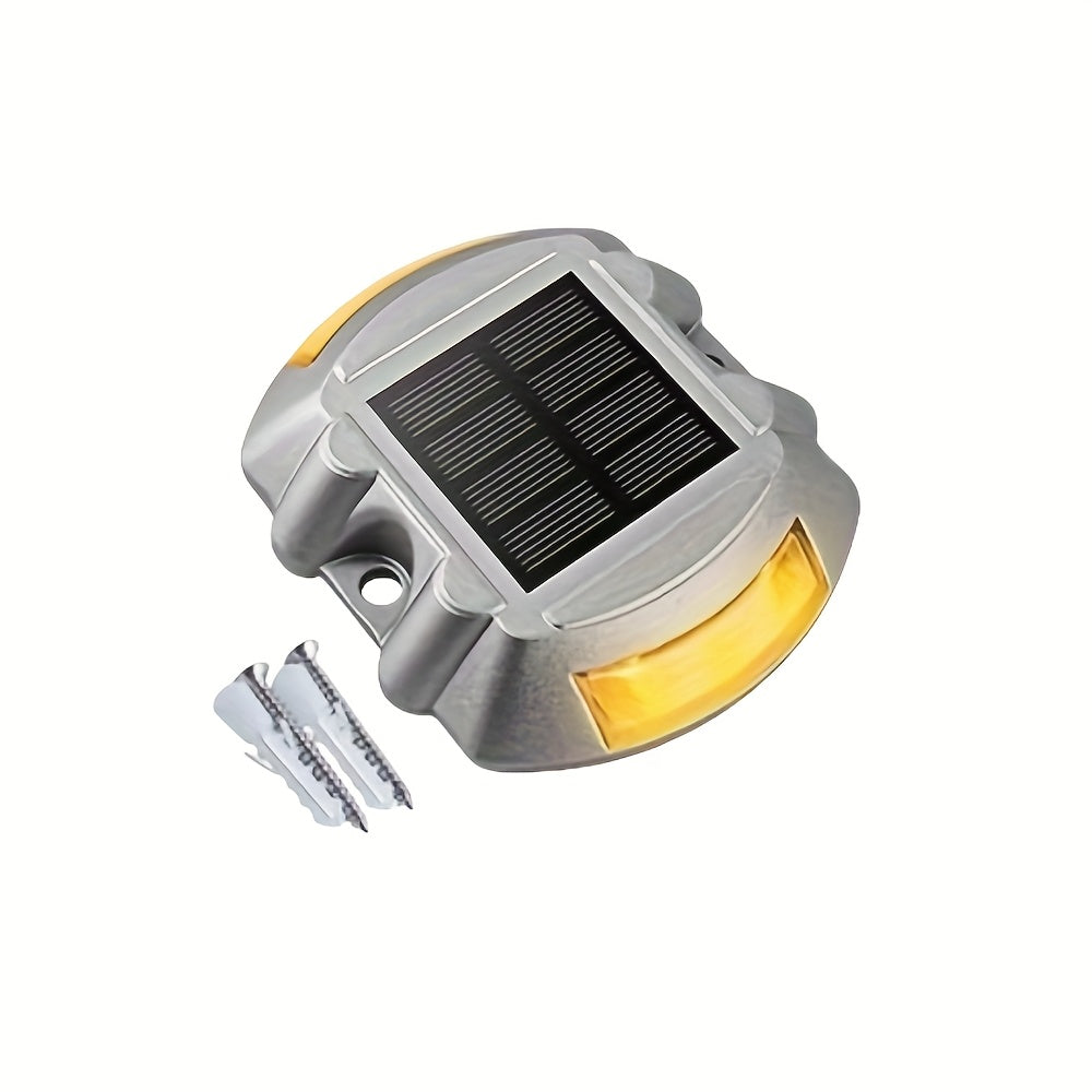 Plots solaires en aluminium moulé, 7 couleurs, 1 ou 8